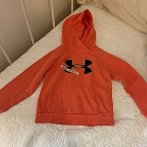 Under Armour Coral Hoodie with Black Logo